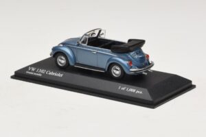Volkswagen 1302 Kabriolets Zils Metālisks Minichamps 1:43 430055042 Metāls — attēls 3 no 4