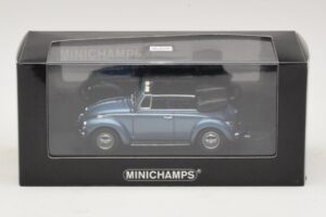 Volkswagen 1302 Kabriolets Zils Metālisks Minichamps 1:43 430055042 Metāls — attēls 4 no 4