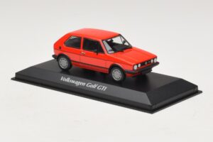 Volkswagen Golf GTI Mk1 Sarkans Maxichamps 1:43 940055170 Metāls — attēls 3 no 4