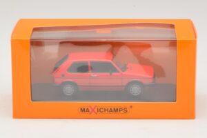 Volkswagen Golf GTI Mk1 Sarkans Maxichamps 1:43 940055170 Metāls — attēls 4 no 4
