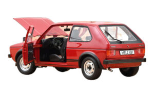 Volkswagen Golf GTI Mk1 Sarkans Norev 1:18 188472 Metāls — attēls 2 no 3