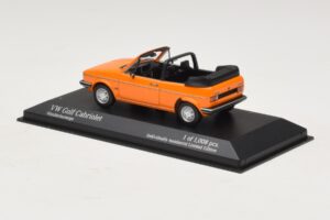Volkswagen Golf Mk1 Kabriolets Oranžs Minichamps 1:43 400055131 Metāls — attēls 3 no 4