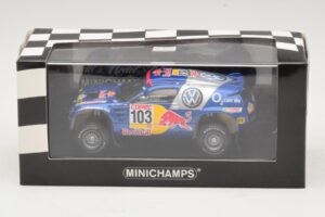 Volkswagen Race Touareg #103 B. Saby / R. Perin Winner Rally Por Las Pampas 2005 Aizvietojuma Kaste Minichamps 1:43 436055303 — attēls 4 no 4