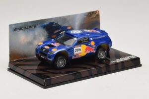 Volkswagen Race Touareg Red Bull #204 J. Kleinschmidt / F. Pons Dakar Rally 2005 Minichamps 1:43 436045304 Metāls — attēls 2 no 5