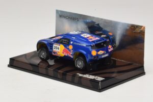 Volkswagen Race Touareg Red Bull #204 J. Kleinschmidt / F. Pons Dakar Rally 2005 Minichamps 1:43 436045304 Metāls — attēls 3 no 5