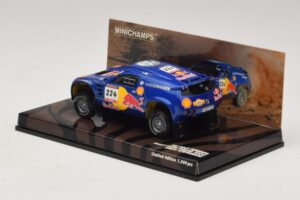 Volkswagen Race Touareg Red Bull #224 B. Saby / Stevenson Dakar Rally 2005 Minichamps 1:43 436045324 Metāls — attēls 3 no 5