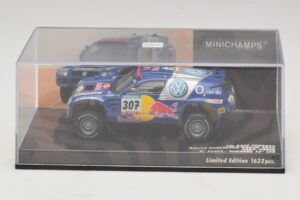 Volkswagen Race Touareg Red Bull #307 B. Saby / M. Perin Dakar Rally 2005 Minichamps 1:43 436055307 Metāls — attēls 4 no 5