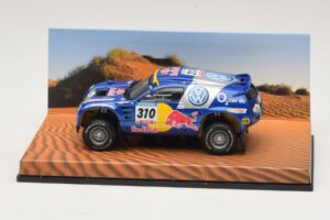 Volkswagen Race Touareg Red Bull #310 Dīlera Izdevums 2005 Minichamps 1:43 7LO099400PD310 Metāls