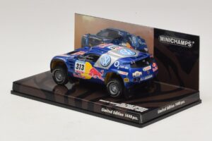Volkswagen Race Touareg Red Bull #313 J. Kankkunen / J. Repo Dakar Rally 2005 Minichamps 1:43 436055313 Metāls — attēls 3 no 5