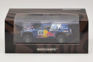Volkswagen Race Touareg Red Bull #313 J. Kankkunen / J. Repo Dakar Rally 2005 Minichamps 1:43 436055313 Metāls — attēls 5 no 5