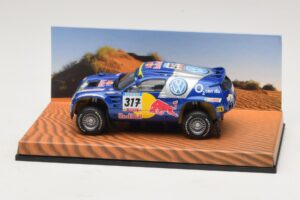 Volkswagen Race Touareg Red Bull #317 Dīlera Izdevums 2005 Minichamps 1:43 7LO099400PD317 Metāls