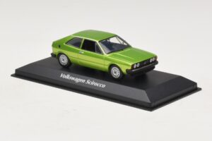Volkswagen Scirocco Mk1 Zaļš Metālisks Maxichamps 1:43 940050420 Metāls — attēls 3 no 4