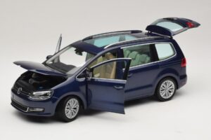 Volkswagen Sharan Blue Metallic Minichamps 1:18 110051000 Metāls — attēls 2 no 8