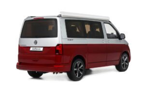 Volkswagen T6.1 California Ocean Tornado Red / Reflex Silver Otto 1:18 OT1342 Sveķi — attēls 2 no 5
