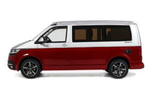 Volkswagen T6.1 California Ocean Tornado Red / Reflex Silver Otto 1:18 OT1342 Sveķi — attēls 3 no 5