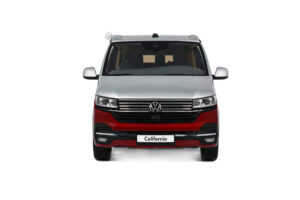 Volkswagen T6.1 California Ocean Tornado Red / Reflex Silver Otto 1:18 OT1342 Sveķi — attēls 4 no 5