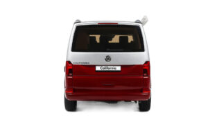 Volkswagen T6.1 California Ocean Tornado Red / Reflex Silver Otto 1:18 OT1342 Sveķi — attēls 5 no 5