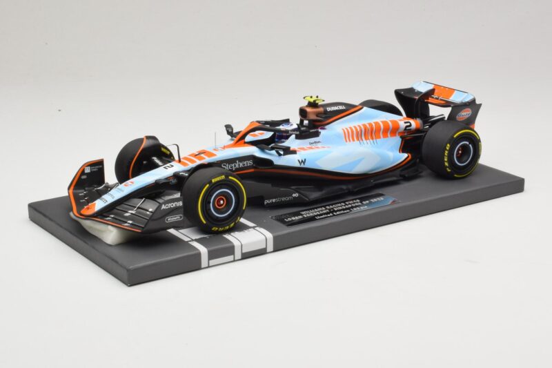 Williams Racing FW45 #2 L. Sargeant Singapore GP 2023 Minichamps 1:18 117231602 Metāls