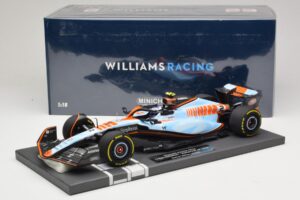 Williams Racing FW45 #2 L. Sargeant Singapore GP 2023 Minichamps 1:18 117231602 Metāls — attēls 6 no 7