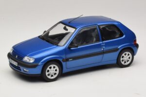 Citroën Saxo VTS zilā krāsā (Grand Pavois Blue) Norev 1:18 181830 Metāls