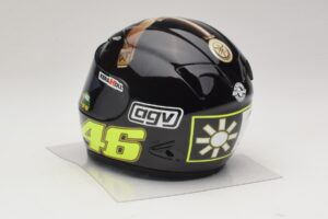 Ķivere AGV V. Rossi MotoGP Jerez Test 2007 Minichamps 1:2 327070046 Metāls — attēls 3 no 7