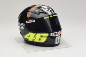 Ķivere AGV V. Rossi MotoGP Jerez Test 2007 Minichamps 1:2 327070046 Metāls — attēls 5 no 7