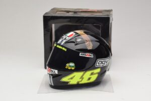 Ķivere AGV V. Rossi MotoGP Jerez Test 2007 Minichamps 1:2 327070046 Metāls — attēls 6 no 7