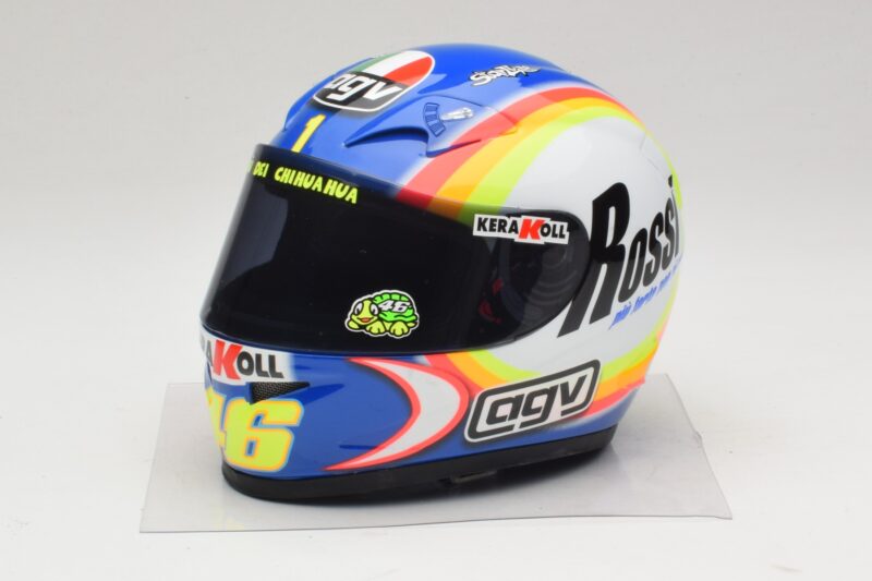 Ķivere AGV V. Rossi MotoGP Sepang 2005 Minichamps 1:2 327050066 Metāls