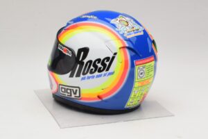 Ķivere AGV V. Rossi MotoGP Sepang 2005 Minichamps 1:2 327050066 Metāls — attēls 3 no 8