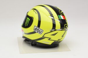 Ķivere AGV V. Rossi MotoGP Valencia Test 2009 Minichamps 1:2 327100066 Metāls — attēls 3 no 7