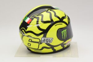 Ķivere AGV V. Rossi MotoGP Valencia Test 2009 Minichamps 1:2 327100066 Metāls — attēls 4 no 7