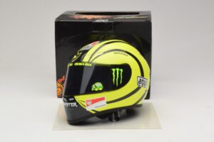 Ķivere AGV V. Rossi MotoGP Valencia Test 2009 Minichamps 1:2 327100066 Metāls — attēls 6 no 7