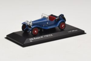 Alfa Romeo 6C 1750 G.S. Zils Minichamps 1:43 400120431 Metāls — attēls 2 no 5