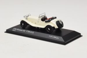 Alfa Romeo 6C 1750 G.S. Balts Minichamps 1:43 400120430 Metāls — attēls 3 no 5