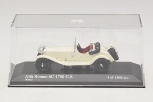 Alfa Romeo 6C 1750 G.S. Balts Minichamps 1:43 400120430 Metāls — attēls 4 no 5