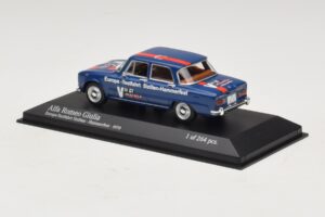Alfa Romeo Giulia Europa-Testfahrt Sizilien-Hammerfest Minichamps 1:43 400120905 Metāls — attēls 3 no 5