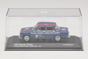 Alfa Romeo Giulia Europa-Testfahrt Sizilien-Hammerfest Minichamps 1:43 400120905 Metāls — attēls 4 no 5