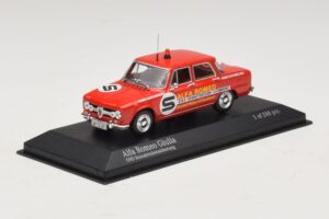 Alfa Romeo Giulia ONS Rennstreckensicherung 1973 Minichamps 1:43 400120994 Metāls — attēls 2 no 5