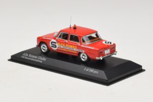 Alfa Romeo Giulia ONS Rennstreckensicherung 1973 Minichamps 1:43 400120994 Metāls — attēls 3 no 5