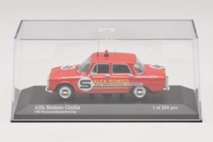 Alfa Romeo Giulia ONS Rennstreckensicherung 1973 Minichamps 1:43 400120994 Metāls — attēls 4 no 5