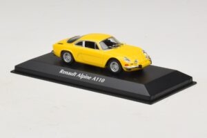 Alpine A110 Dzeltens Maxichamps 1:43 940113601 Metāls — attēls 3 no 5