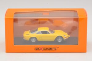 Alpine A110 Dzeltens Maxichamps 1:43 940113601 Metāls — attēls 5 no 5