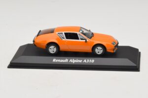 Alpine A310 Sarkans Maxichamps 1:43 940113590 Metāls