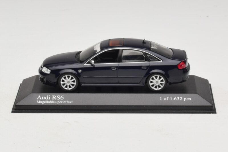 Audi RS6 C5 Zils Metālisks Minichamps 1:43 400011702 Metāls