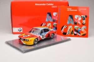 BMW 3.0 CSL Art Car Alexander Calder #51 H. Poulain / S. Posey / J. Guichet 24 Hours of Le Mans 1975 Minichamps 1:18 80430150 — attēls 7 no 7