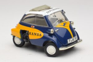 BMW Isetta 250 Lufthansa Revell 1:18 08926 Metāls — attēls 6 no 8