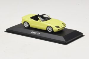 BMW Z1 E30 Dzeltens Maxichamps 1:43 940020100 Metāls — attēls 3 no 5