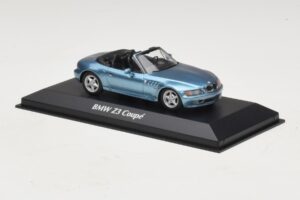 BMW Z3 Zils Maxichamps 1:43 940024331 Metāls — attēls 3 no 5