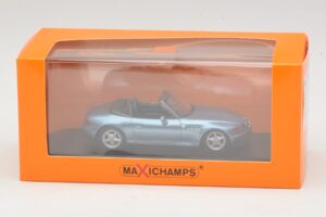 BMW Z3 Zils Maxichamps 1:43 940024331 Metāls — attēls 5 no 5