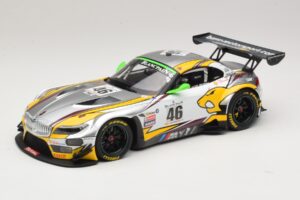BMW Z4 GT3 #46 M. Palttala / L. Luhr 24 Hours of Spa Winner 2015 Minichamps 1:18 151152346 Metāls